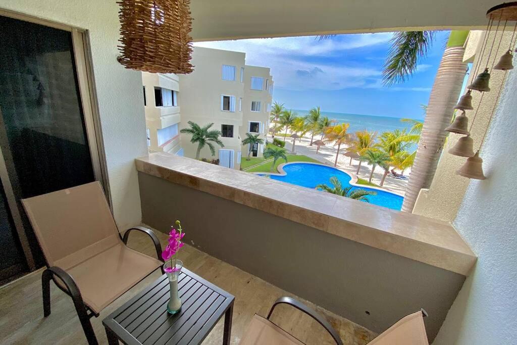 Oceanfront Condo Bm By Andiani Cancun Luaran gambar