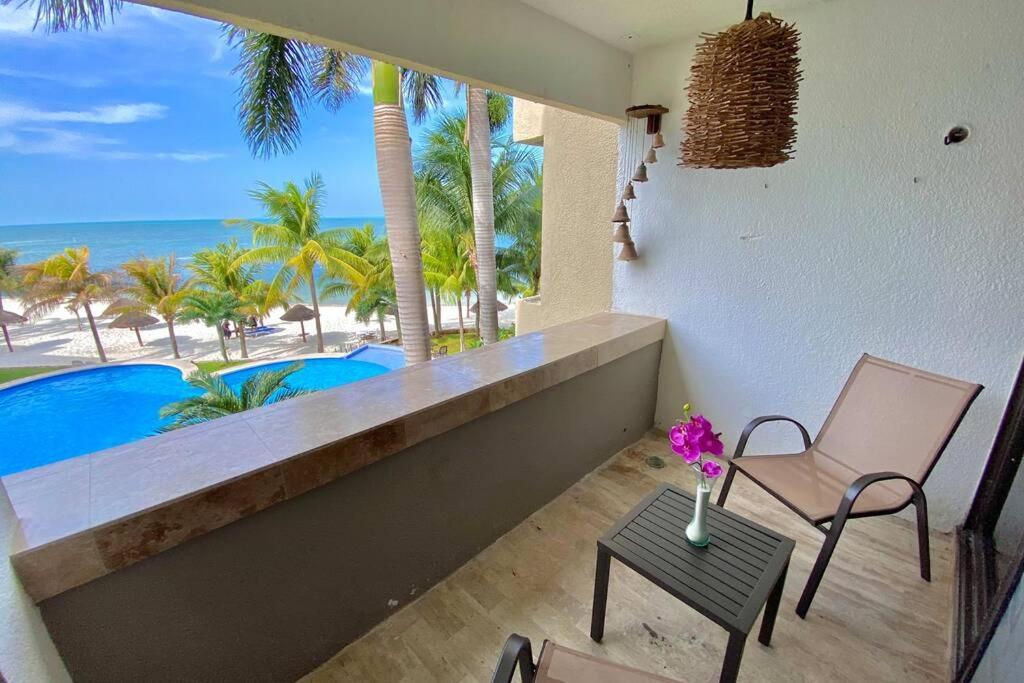 Oceanfront Condo Bm By Andiani Cancun Luaran gambar